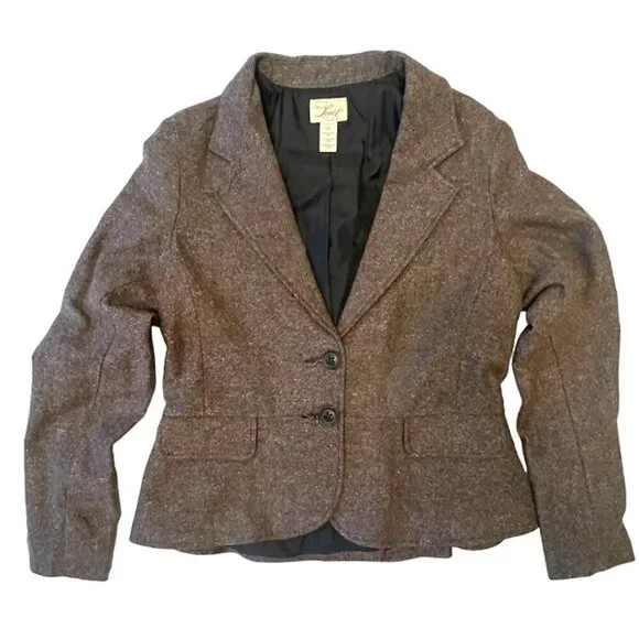 Levis Tweed Blazer with Elbow Pads Size L - Picture 1 of 13